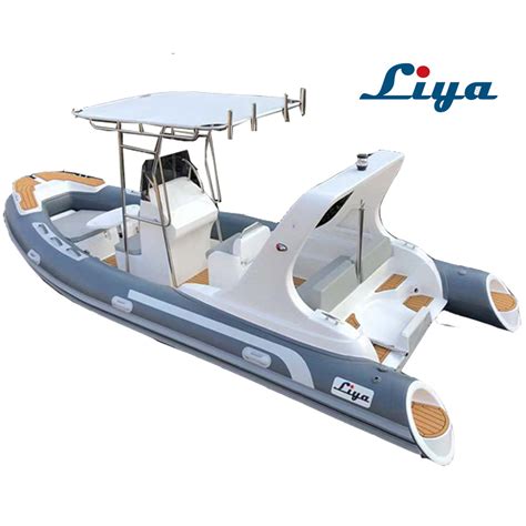 China Liya Ft M Deluxe Rib Boat Fiberglass Hull Rigid Inflatable