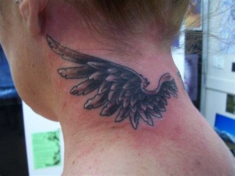 160 Meaningful Angel Tattoos For Men And Women Cool Neck Tattoo For