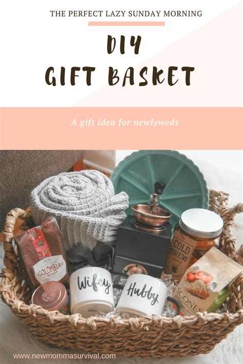 5 star reviews · wedding gifts · free personalization A Cozy Morning Gift Basket- A Perfect Gift For Newlyweds ...