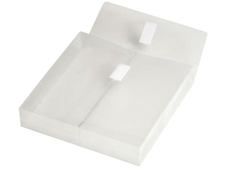 Clear Small Plastic Envelope With Velcro 6 X 6 Envelope