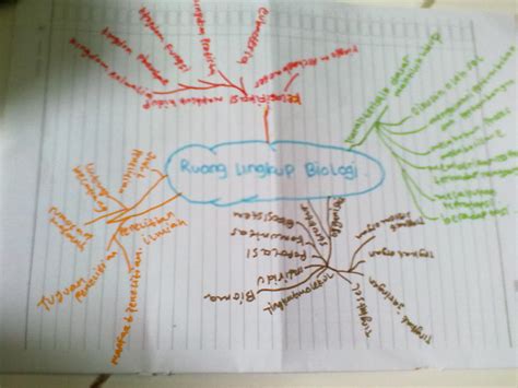 Mind Map Dan Peta Konsep Materi Ruang Lingkup Biologi Blog Pak Pandani