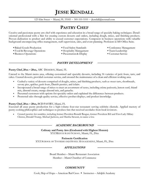 A chief creative officer resume example in google docs and word docs format that you can download, plus insights from recruiters. Pastry Chef Resume Sample | RESUME | Pinterest | Pastries ...