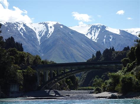 Rakaia Gorge New Zealand A Beautiful Clear Day On Which T Flickr