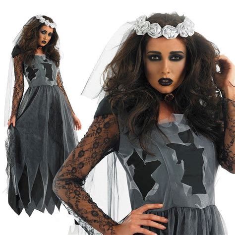 Halloween Zombie Costume Ghost Bride Dress Victoriaswing Zombie Dress Halloween Bride