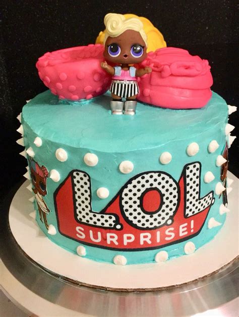 We also have a wide selection of arts and crafts for the perfect birthday party activity and l.o.l. LOL Surprise Doll Birthday Cake (With images) | Funny birthday cakes, Surprise birthday cake ...