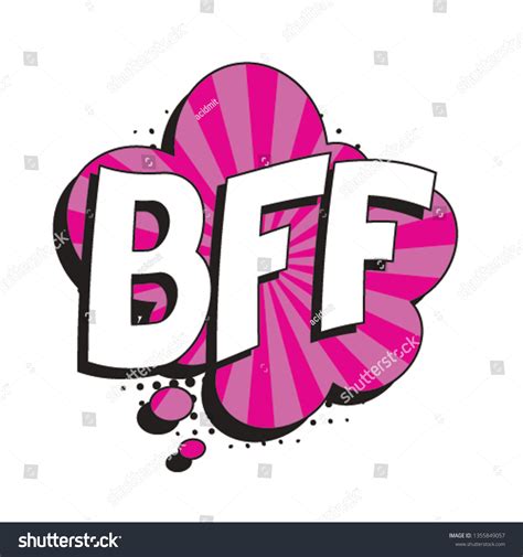 Abbreviation Bff Best Friends Forever In Retro Royalty Free Stock