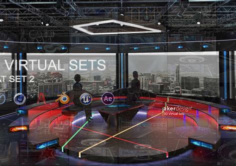 Virtual Tv Studio Sets 3d Model Designs Cgtrader
