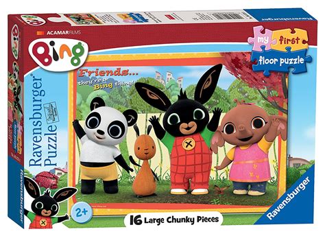 Bing Bunny My First Large Chunky 16 Piece Jigsaw Puzzle Game