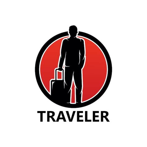 Premium Vector Traveler Logo Template Design Vector Emblem Design