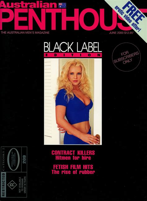 Penthouse Black Label June Magazine Back Issue Bl Jun