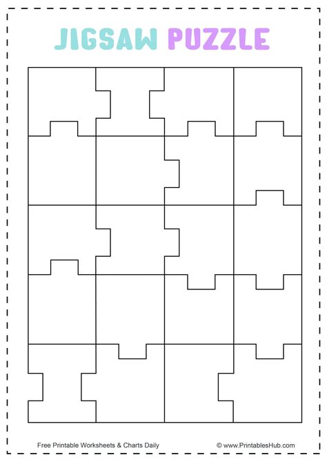 Free Jigsaw Puzzle Templates To Print Naturesno