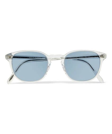 Oliver Peoples（オリバーピープルズ）の「fairmont Round Frame Acetate Sunglasses（）」 Wear