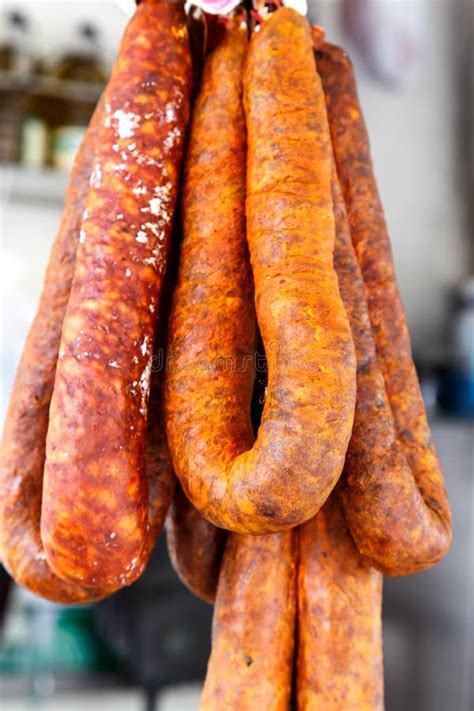 Chorizo Red Sausage From Spain Stock Image Image Of Meaty Sliced
