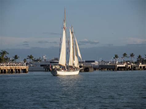 Sunset Schooner Sail Key West Sailing Schooner Sailing Key West