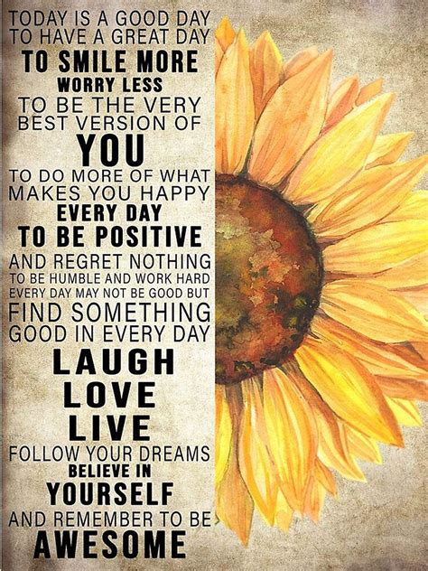 Today Is A Good Day To Have A Great Day To Smile More Worry Etsy