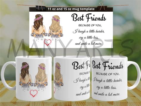 Best Friends Mug Designs Etsy