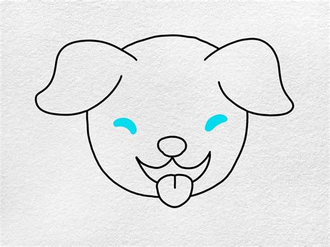 How To Draw A Dog Face Helloartsy