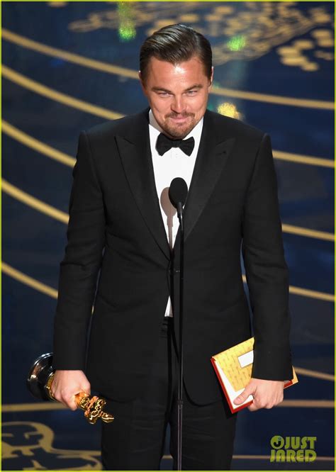 Watch Leonardo Dicaprios Oscars 2016 Acceptance Speech Photo 3592640 2016 Oscars Leonardo