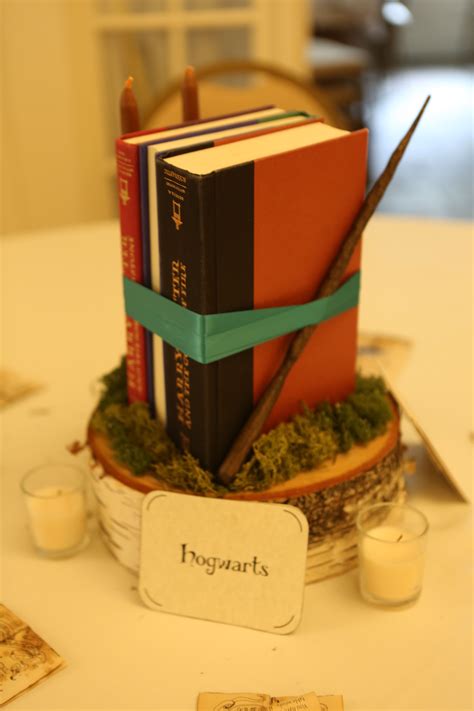 Hogwarts Harry Potter Table Centerpiece Harry Potter Bridal Shower