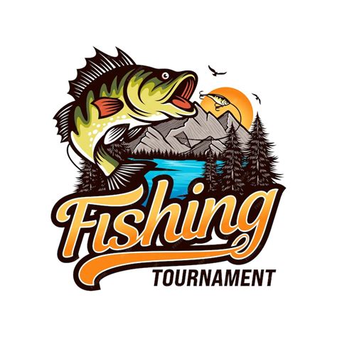 Premium Vector Fishing Logo Design Vector Illustration