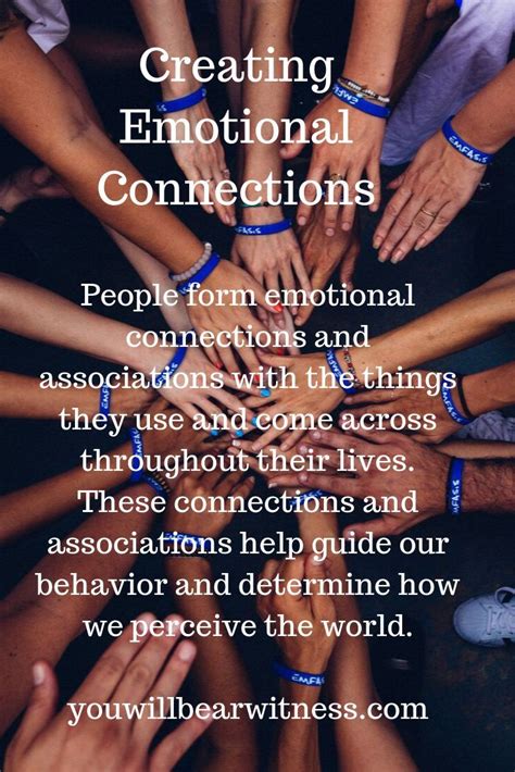 people form emotional connections and associations with the things they use and come across