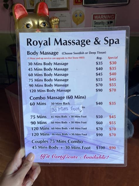Royal Massage And Spa Cypress Roadtrippers