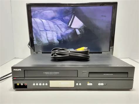 PHILIPS DVP VB F DVD VCR Combo VHS Recorder Player No Remote