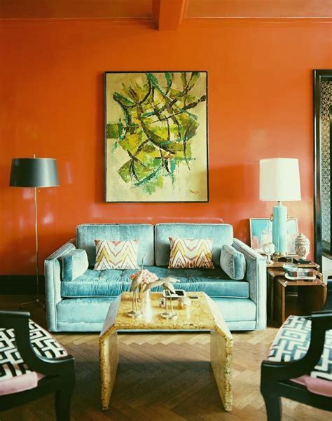 20 Fabulous Shades Of Orange Paint And Furnishings Living Room Orange