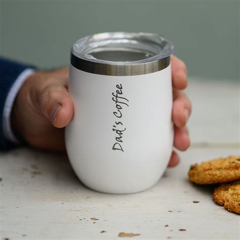 Personalised Reusable Travel Coffee Mug In Coffee Travel Mugs