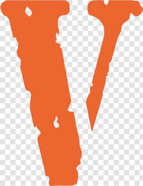 T Shirt Vlone Logo Supreme Design Orange Transparent Png