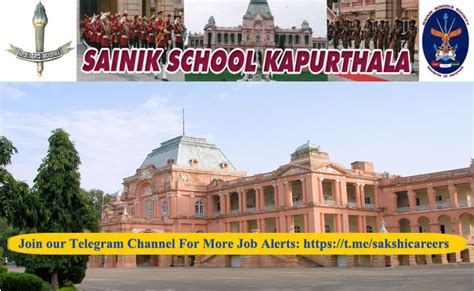 Sainik School Kapurthala Quarter Master And Band Master Recruitment 2023