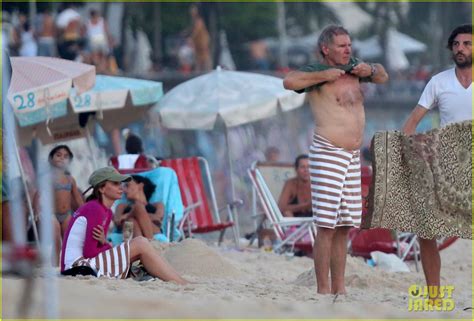 Harrison Ford Shirtless Beach Guy In Rio Photo 2816026 Calista