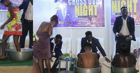 Pastor Here Bathing Naked Females In Church To Get Them Pure And Holy