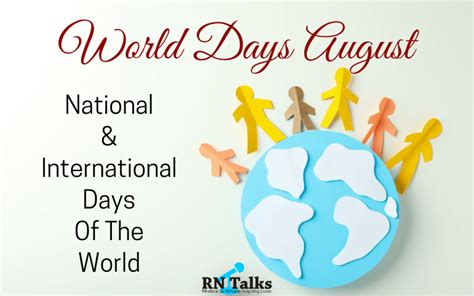 Important National And International Days In August 2024