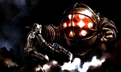 Free Download Wallpaper Dead Space Isaac Clarke Bioshock Big Daddy