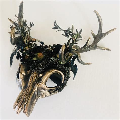 Forest Ram Horn Headdress Witch Whimsical Animal Antlers Witch
