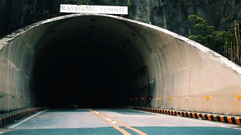 Kaybiang Tunnel Visiting The Philippines Longest Road Tunnel Youtube