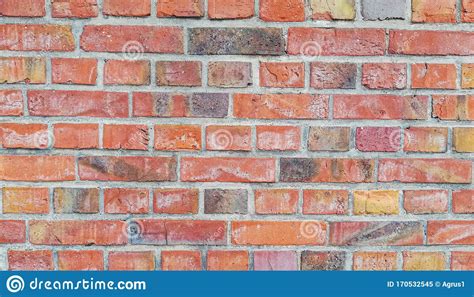 Old Red Brick Wall Background Texture Of Brickwall Stock Image