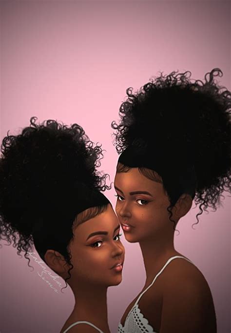 Sims 4 Urban Toddler Hair Sims 4 Black Hair Tumblr