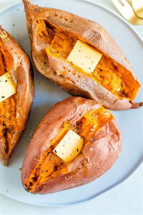 Easy Baked Sweet Potatoes In The Oven Eating Bird Food