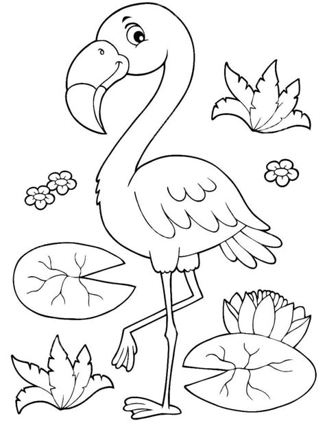 Desenhos De Flamingos Para Colorir Wonder Day Desenhos Para Colorir
