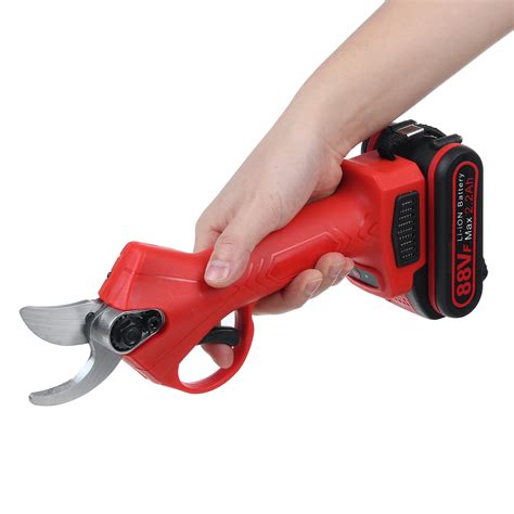 V Mah Cordless Rechargeable Pruning Shears Electric Branch