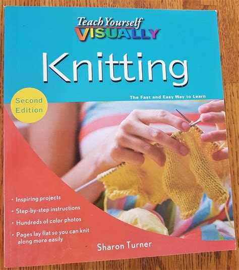 Teach Yourself Visually Knitting By Sharon Turner Second Etsy Canada