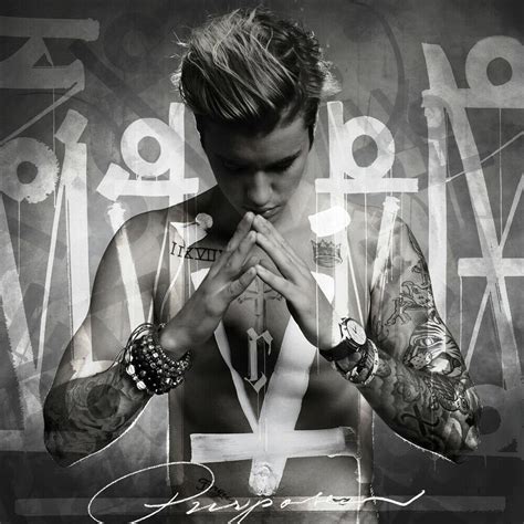 Justin Bieber Purpose Album Cover Poster Silk Art Poster Etsy