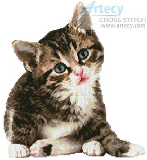 24 february 20217 february 2021 ringcatblogleave a comment. Cute Little Kitten Cross Stitch Pattern cats