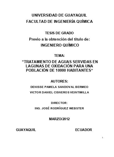 Universidad De Guayaquil Facultad De IngenierÍa QuÍmica Previo A La