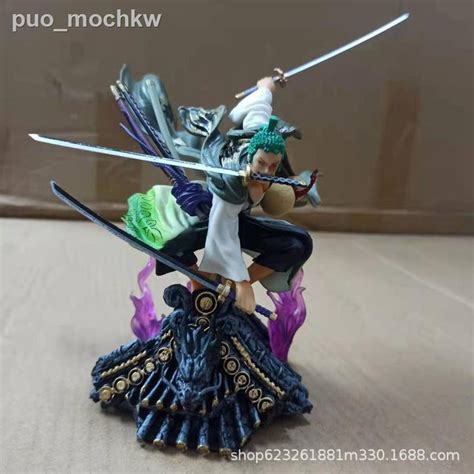 One Piece Gk Roof Sauron Figure Wano Country Three Swords Kimono Sauron