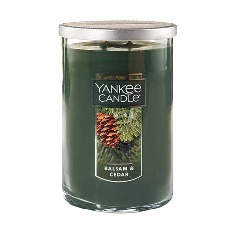 Yankee Candle Balsam And Cedar 22 Oz Large Modern Brushed Lid Tumbler