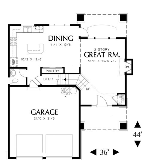 1500 Square Feet Two Story Plan Fox Custom Homes