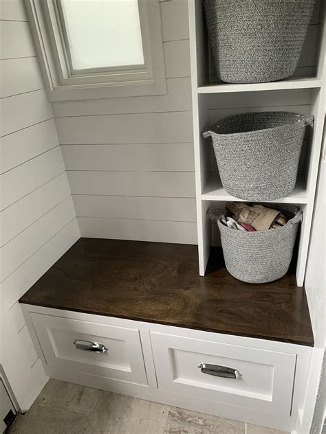 Farmhouse Mudroom Bench With Drawers Ana White